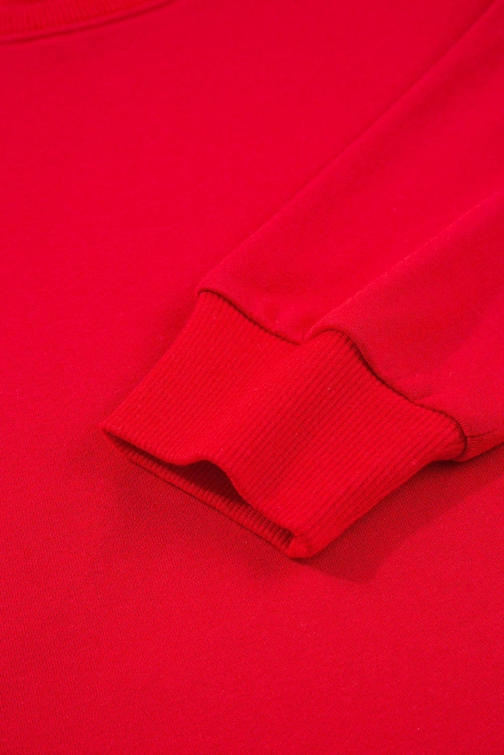Fiery Red Varsity Striped Sleeve Drop Shoulder Sweatshirt and Short Set Short Sets JT's Designer Fashion