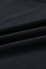 Leopard Insert Black Sweatshirt Sweatshirts & Hoodies JT's Designer Fashion
