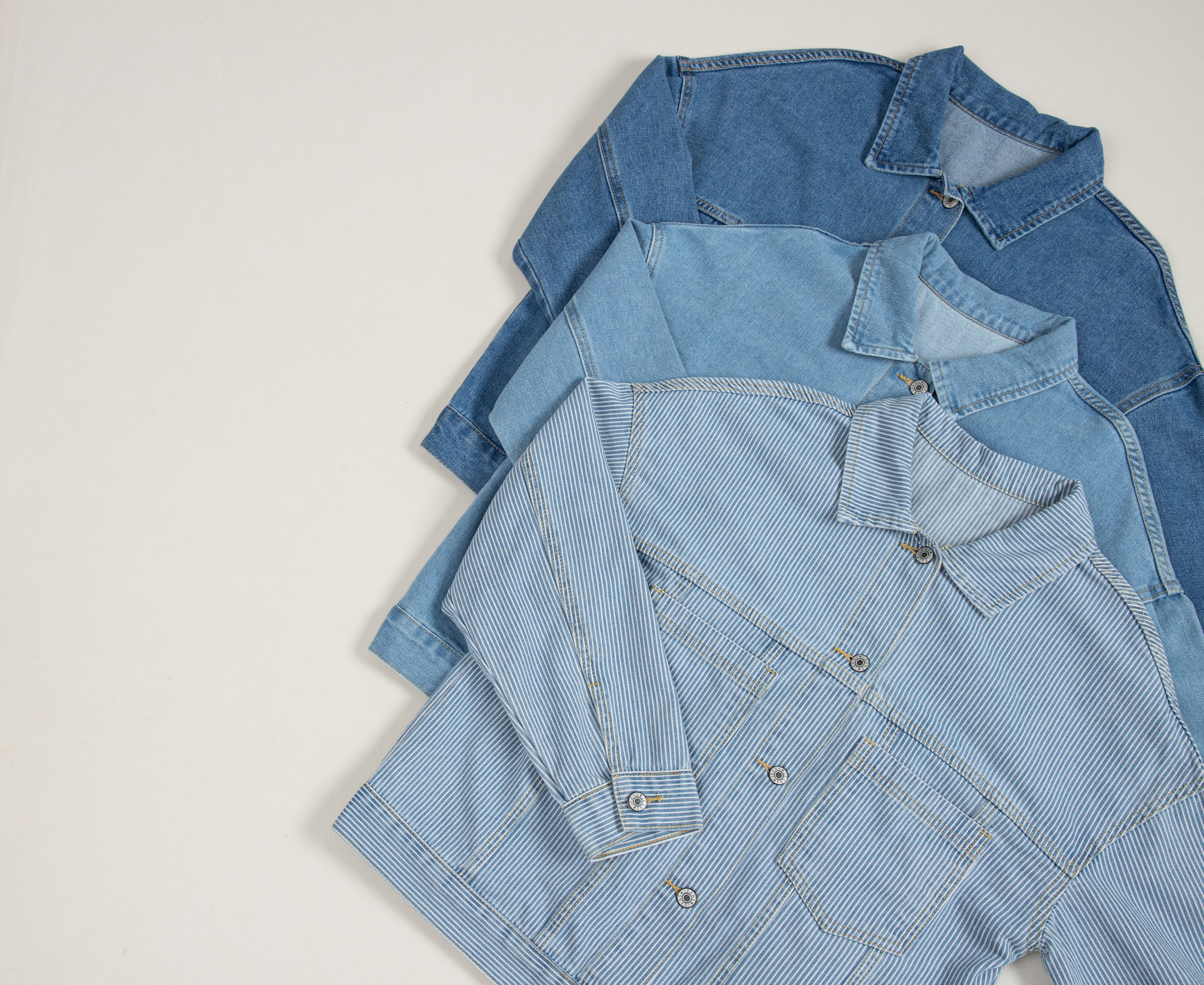 Wild Wind Washed Oversize Pocketed Denim Jacket Denim Jackets JT's Designer Fashion