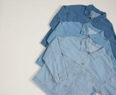 Wild Wind Washed Oversize Pocketed Denim Jacket Denim Jackets JT's Designer Fashion