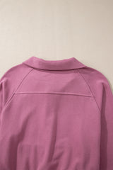 Valerian Quarter Zip Stand Neck Kangaroo Pocket Sweatshirt Sweatshirts & Hoodies JT's Designer Fashion