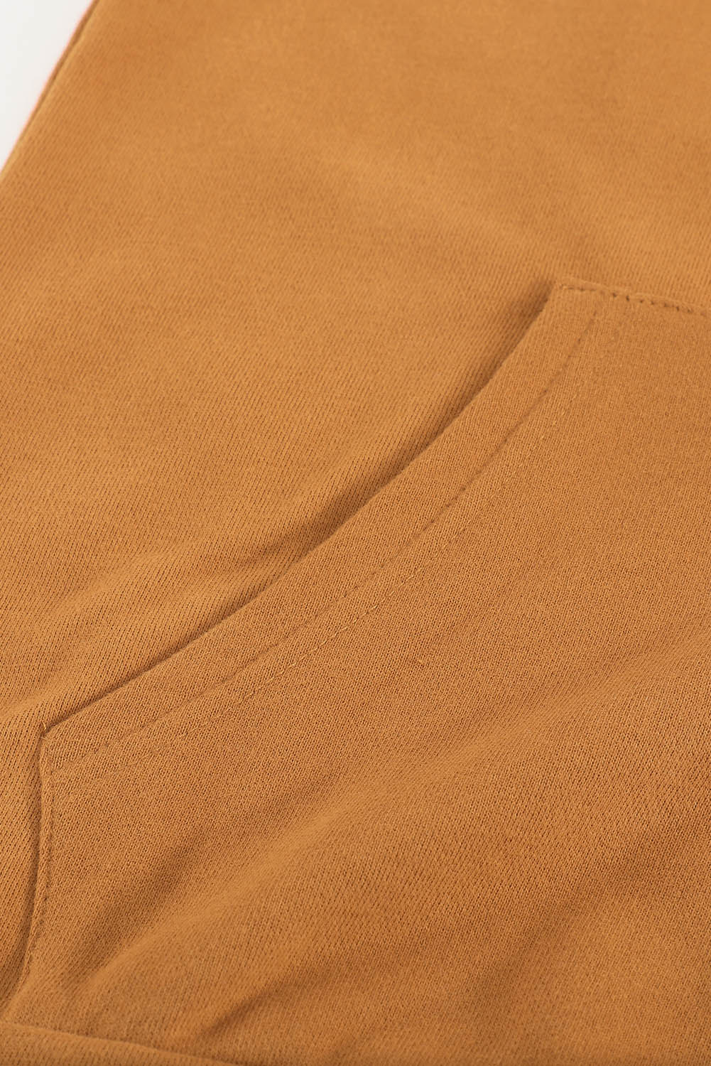 Brown Zip-Up Pocket Drawstring Hoodie Jacket Jackets JT's Designer Fashion