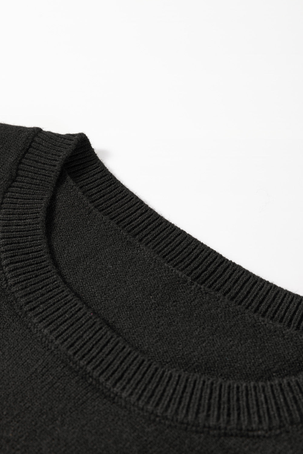 Black Tinsel Merry & Bright Round Neck Plus Size Sweater Plus Size Sweaters & Cardigans JT's Designer Fashion