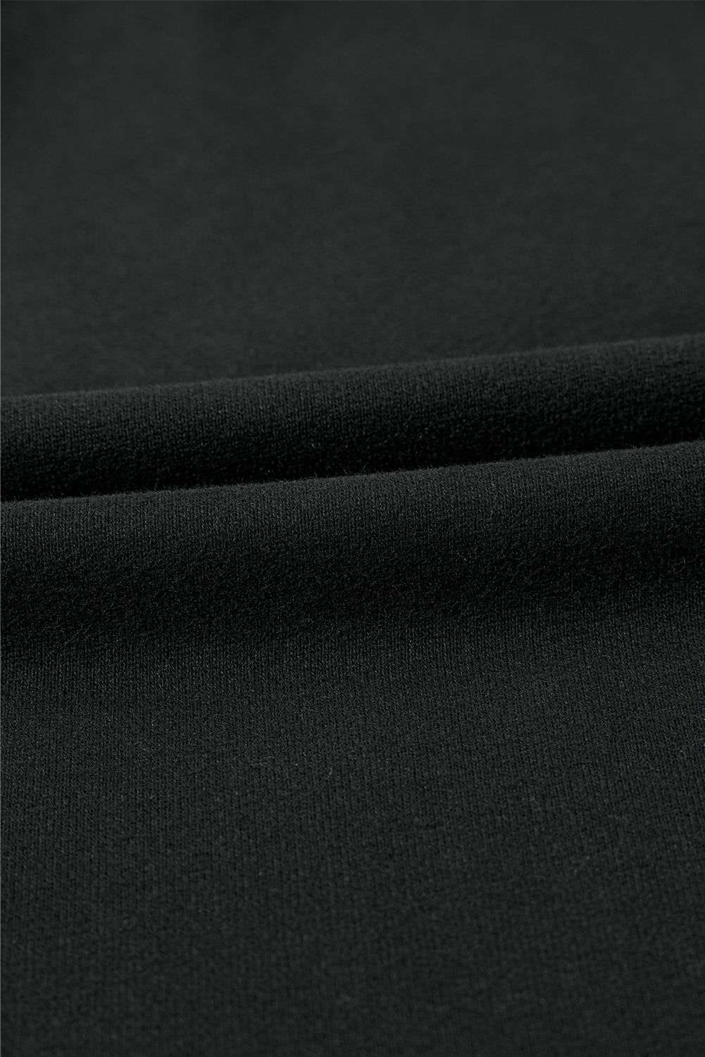 Black Solid Kangaroo Pocket Half Zipper Oversized Hoodie Sweatshirts & Hoodies JT's Designer Fashion