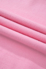 Bonbon Three Tone Contrast Round Neck Loose Sweater Sweaters JT's Designer Fashion
