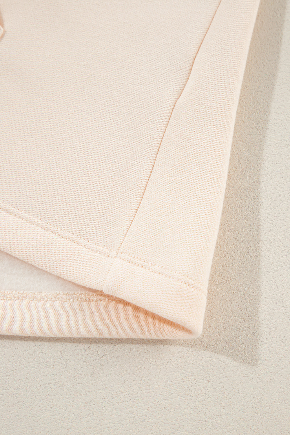 Apricot Drawstring Turtleneck Dolman Sleeve Sweatshirt Sweatshirts & Hoodies JT's Designer Fashion