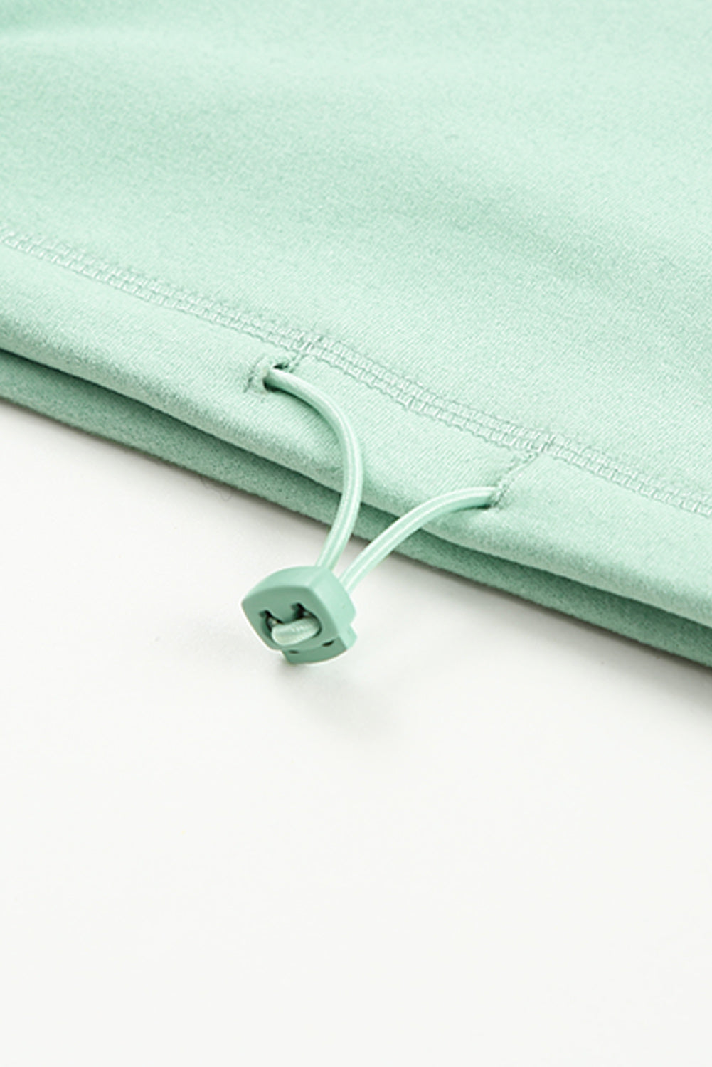 Green Zip Front Pocketed Pullover Sweatshirt Sweatshirts & Hoodies JT's Designer Fashion
