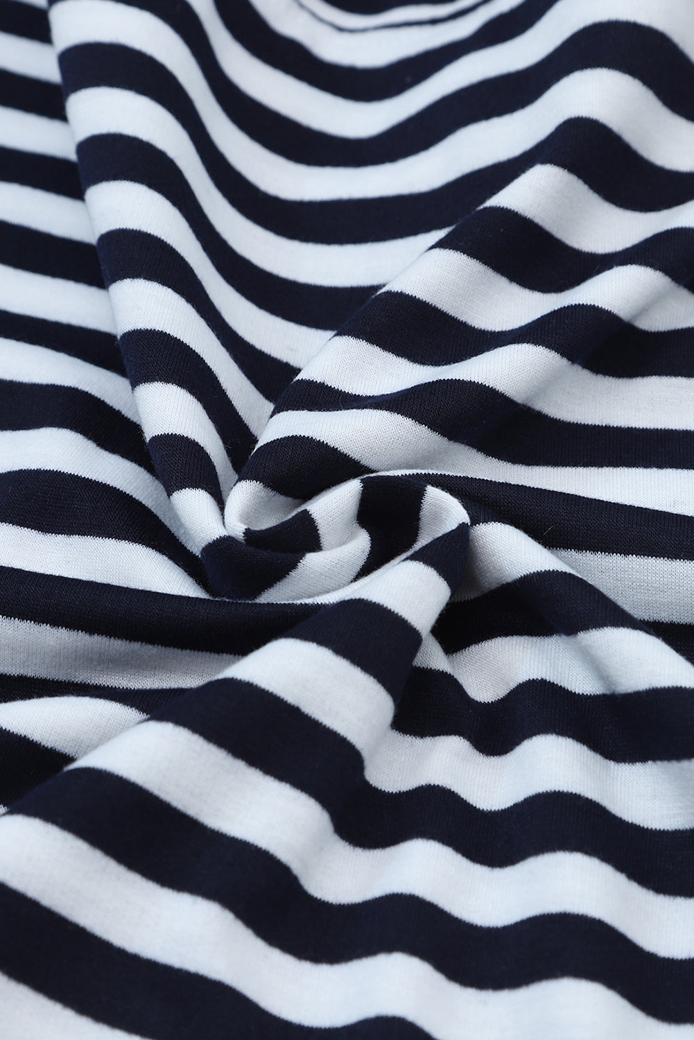 Stripe Kangaroo Pocket Drawstring Hoodie Sweatshirts & Hoodies JT's Designer Fashion