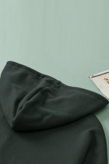 Gray Exposed Seam Raw Edge Hoodie with Pockets Sweatshirts & Hoodies JT's Designer Fashion