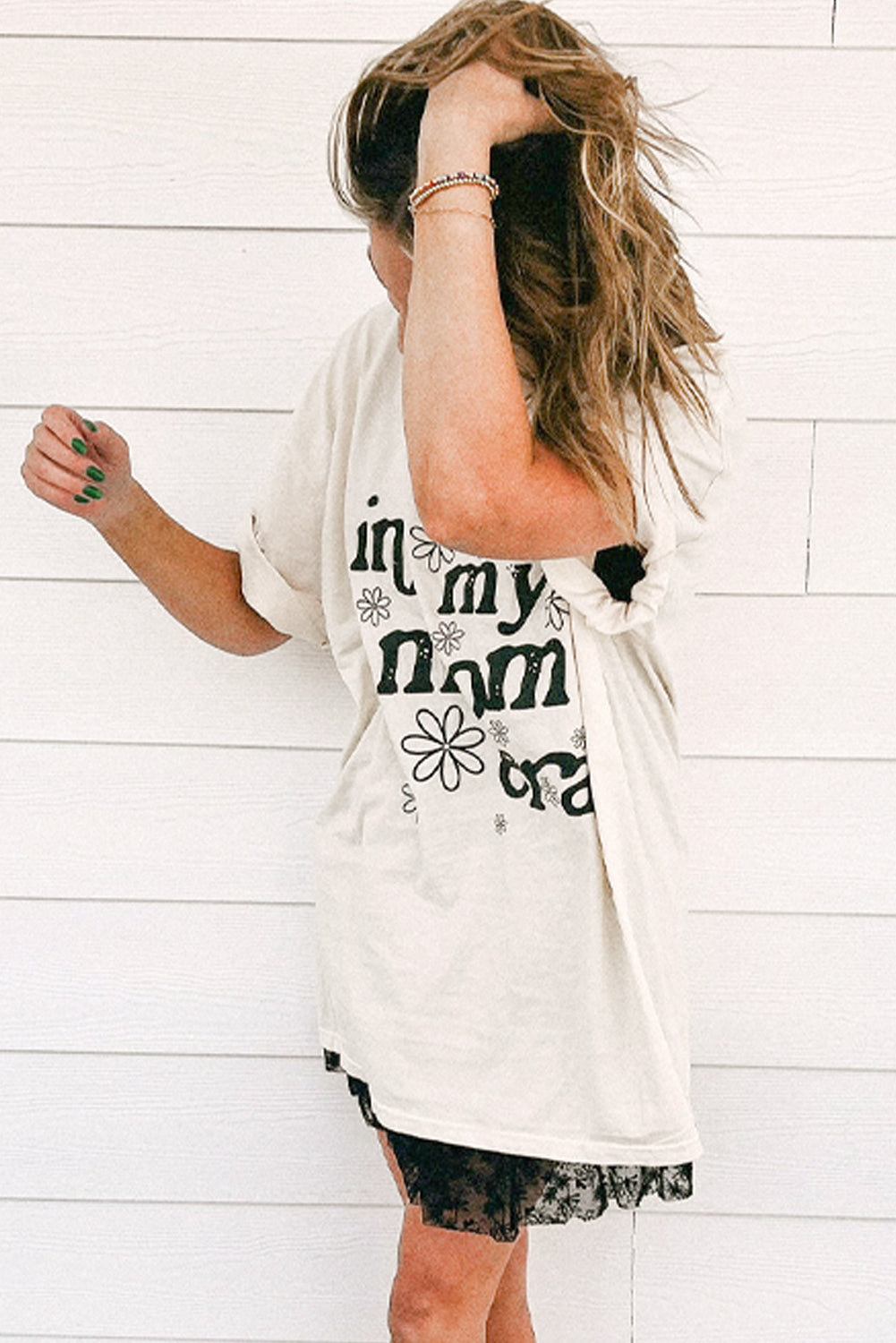 Jet Stream In My mom Era Graphic Loose Casual Tee Graphic Tees JT's Designer Fashion