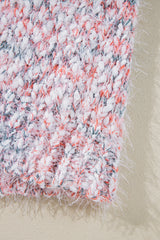 Pink Multicolor Confetti Open Front Knit Cardigan Cardigans JT's Designer Fashion