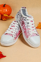 Pink Bleached Spots Canvas Shoes Women's Shoes JT's Designer Fashion