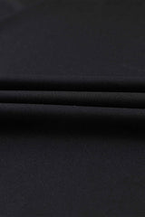 Black Ruffled Sleeve Wrap V Neck Midi Dress Midi Dresses JT's Designer Fashion