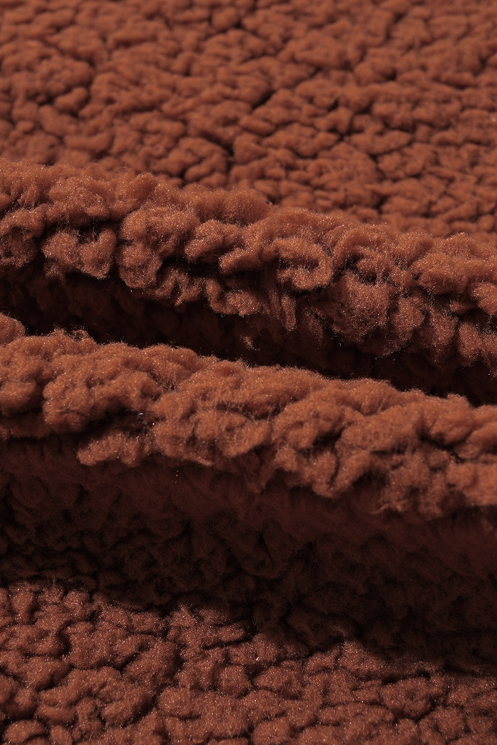 Red Clay Faux Shearling Teddy Bear Jacket Jackets JT's Designer Fashion