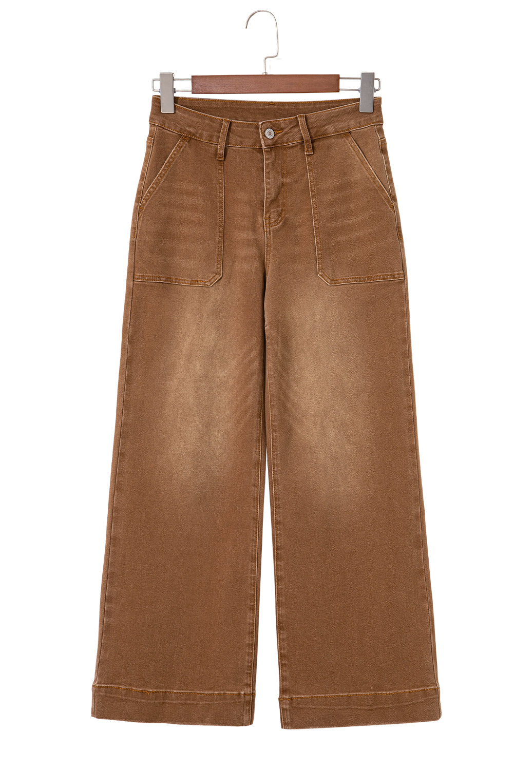 Breen Cropped High Rise Wide Leg Jeans Jeans JT's Designer Fashion