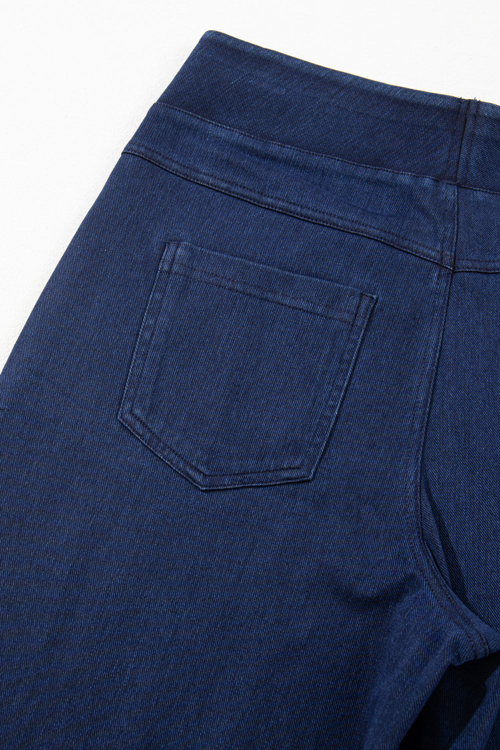 Sail Blue Medium Wash Straight Leg Loose Casual Jeans Jeans JT's Designer Fashion