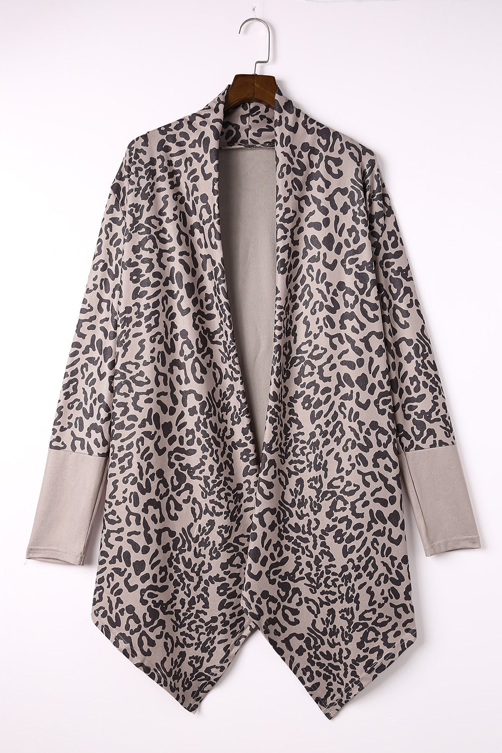 Leopard Open Front Cardigan Sweaters & Cardigans JT's Designer Fashion