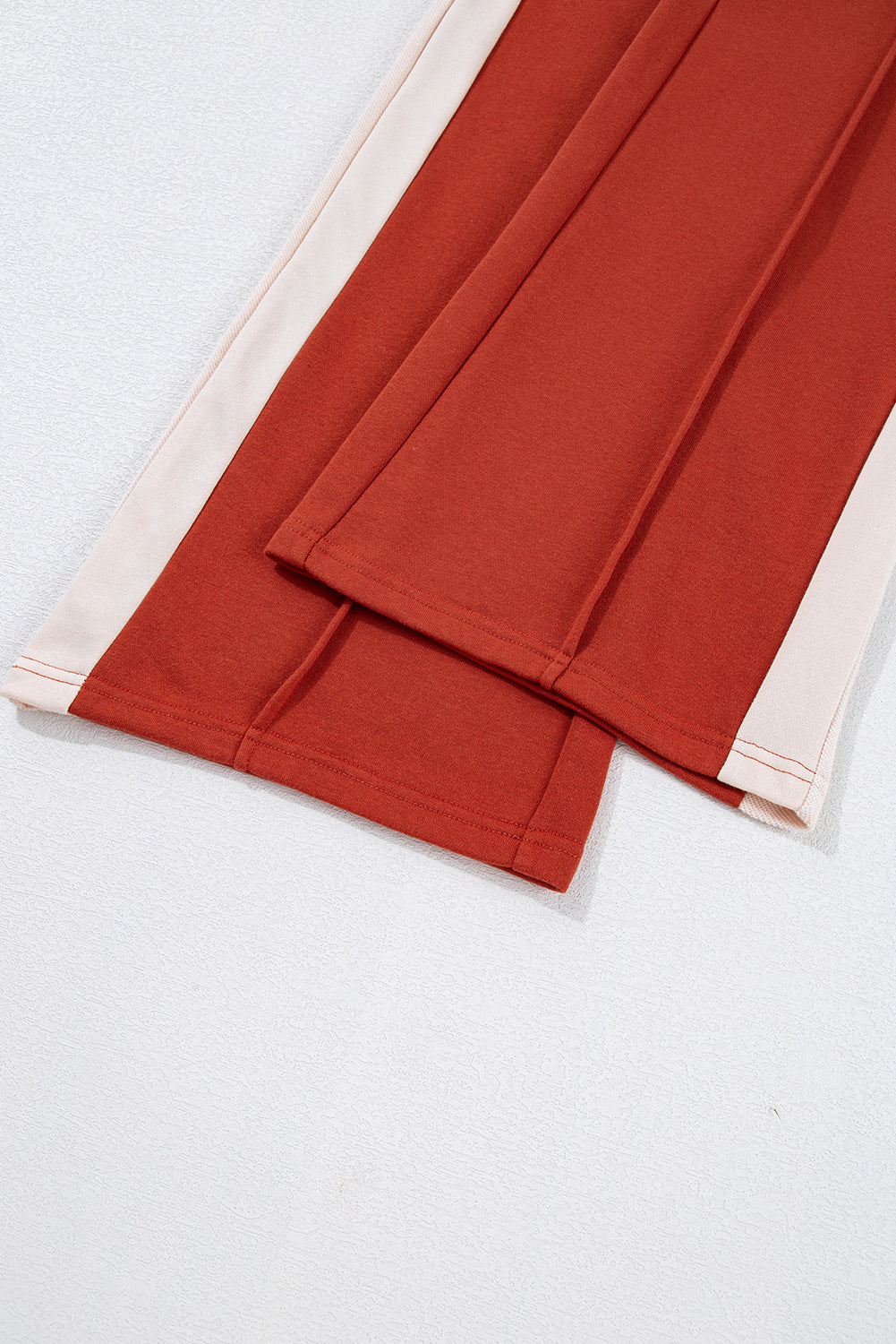 Flamingo Color Block Drawstring High Waist Wide Leg Pants Pants & Culotte JT's Designer Fashion