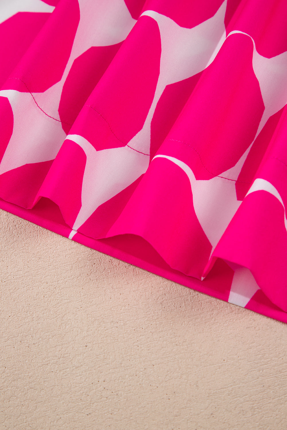Rose Bubblegum Pattern Frilled Collar Flutter Sleeve Top Blouses & Shirts JT's Designer Fashion