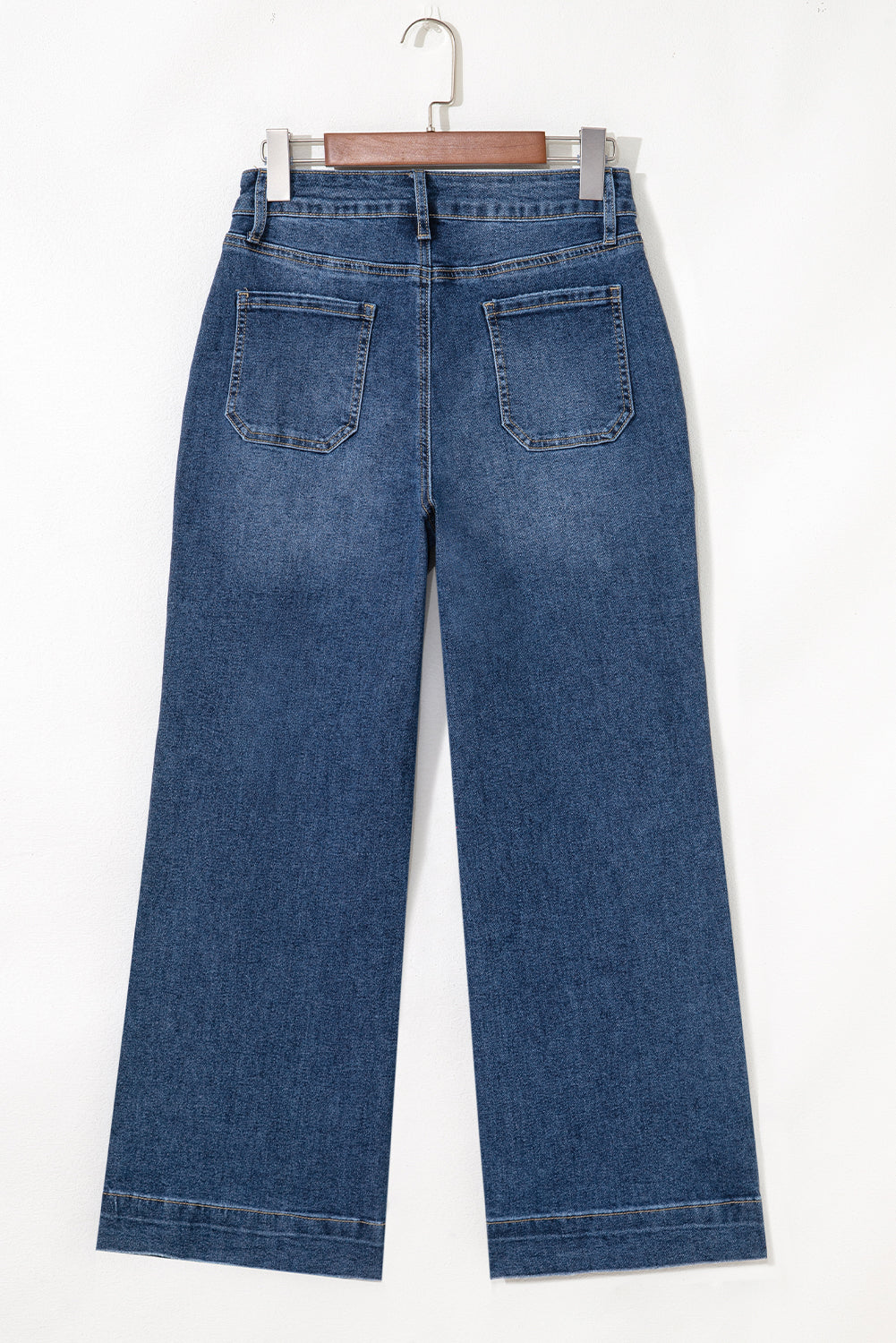 Ashleigh Blue Cropped High Rise Wide Leg Jeans Jeans JT's Designer Fashion