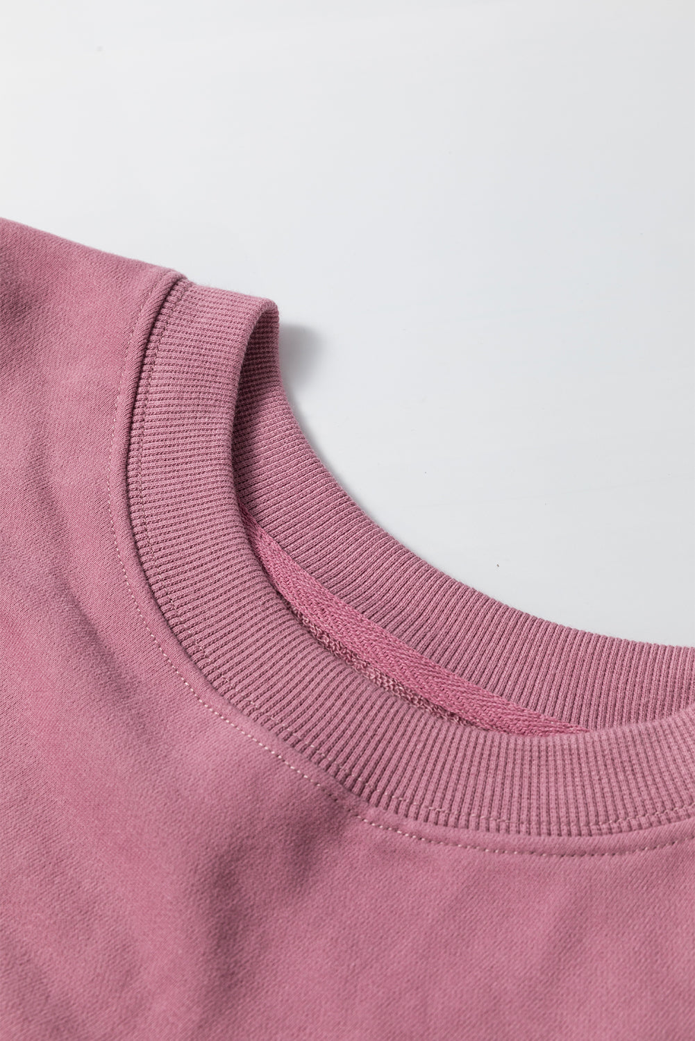 Valerian Plain Drop Shoulder Crewneck Pullover Sweatshirt Sweatshirts & Hoodies JT's Designer Fashion
