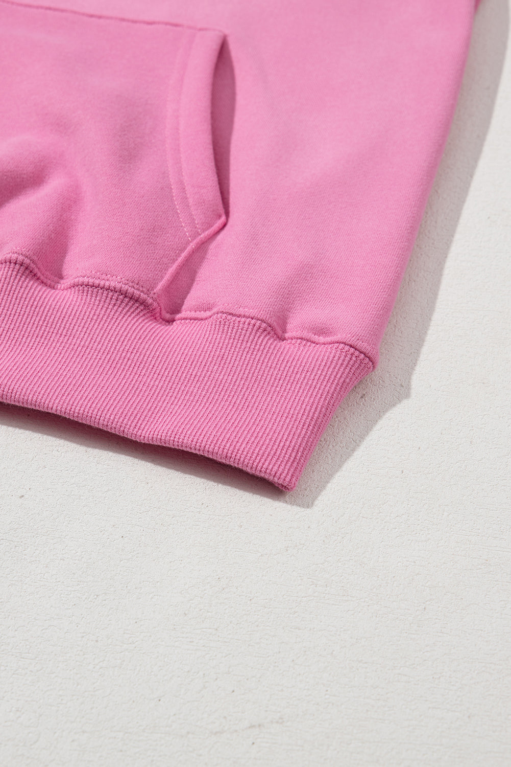 Bonbon Solid Color Fleece Lined Drawstring Hoodie with Pocket Sweatshirts & Hoodies JT's Designer Fashion