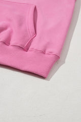 Bonbon Solid Color Fleece Lined Drawstring Hoodie with Pocket Sweatshirts & Hoodies JT's Designer Fashion