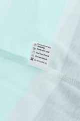 Green Striped Drawstring Long Sleeve Hoodie Sweatshirts & Hoodies JT's Designer Fashion