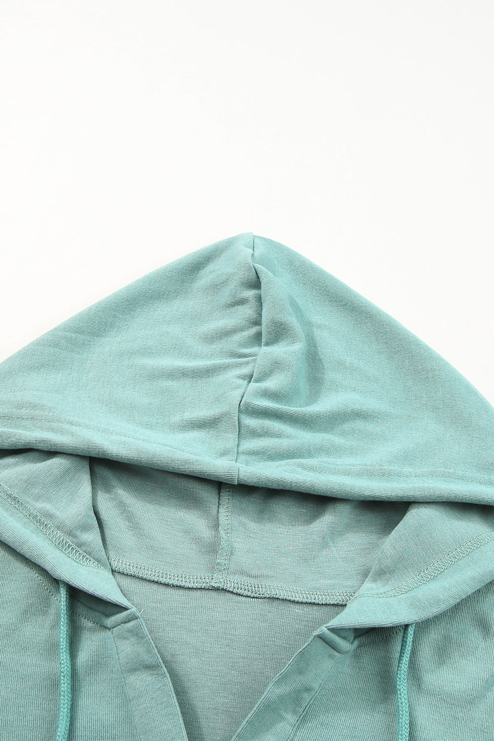 Buttoned High and Low Hem Hoodie Sweatshirts & Hoodies JT's Designer Fashion