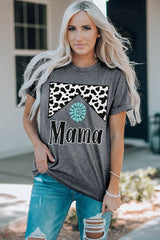 Gray Mama Cowhide Graphic Tee Graphic Tees JT's Designer Fashion