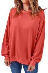 Plain Crew Neck Pullover Sweatshirt Sweatshirts & Hoodies JT's Designer Fashion