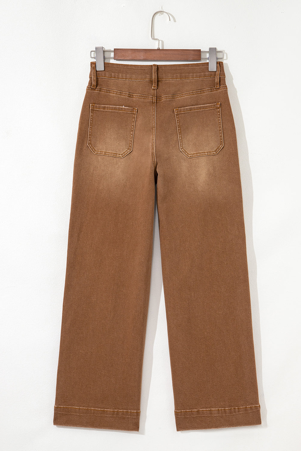 Breen Cropped High Rise Wide Leg Jeans Jeans JT's Designer Fashion