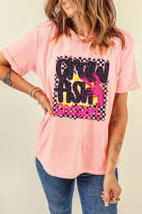 Pink Crawfish Season Graphic Casual Tee Graphic Tees JT's Designer Fashion