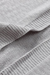 Gray Basic Vest Cardigan Sweater Sweaters & Cardigans JT's Designer Fashion