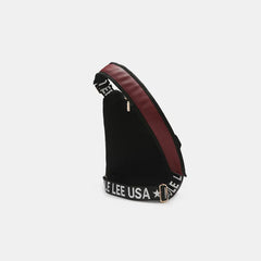 Nicole Lee USA Vegan Leather Leopard & Lip Pattern Crossbody Bag Bags JT's Designer Fashion