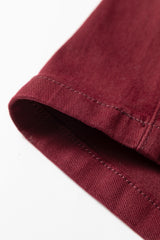 Red Dahlia Loose Straight High Waist Solid Color Jeans Jeans JT's Designer Fashion