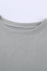 Patchwork Dropped Shoulder Sweatshirt Sweatshirts & Hoodies JT's Designer Fashion