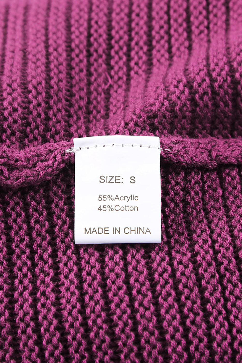 V Neck Ribbed Drop Shoulder Hooded Sweater Sweaters & Cardigans JT's Designer Fashion