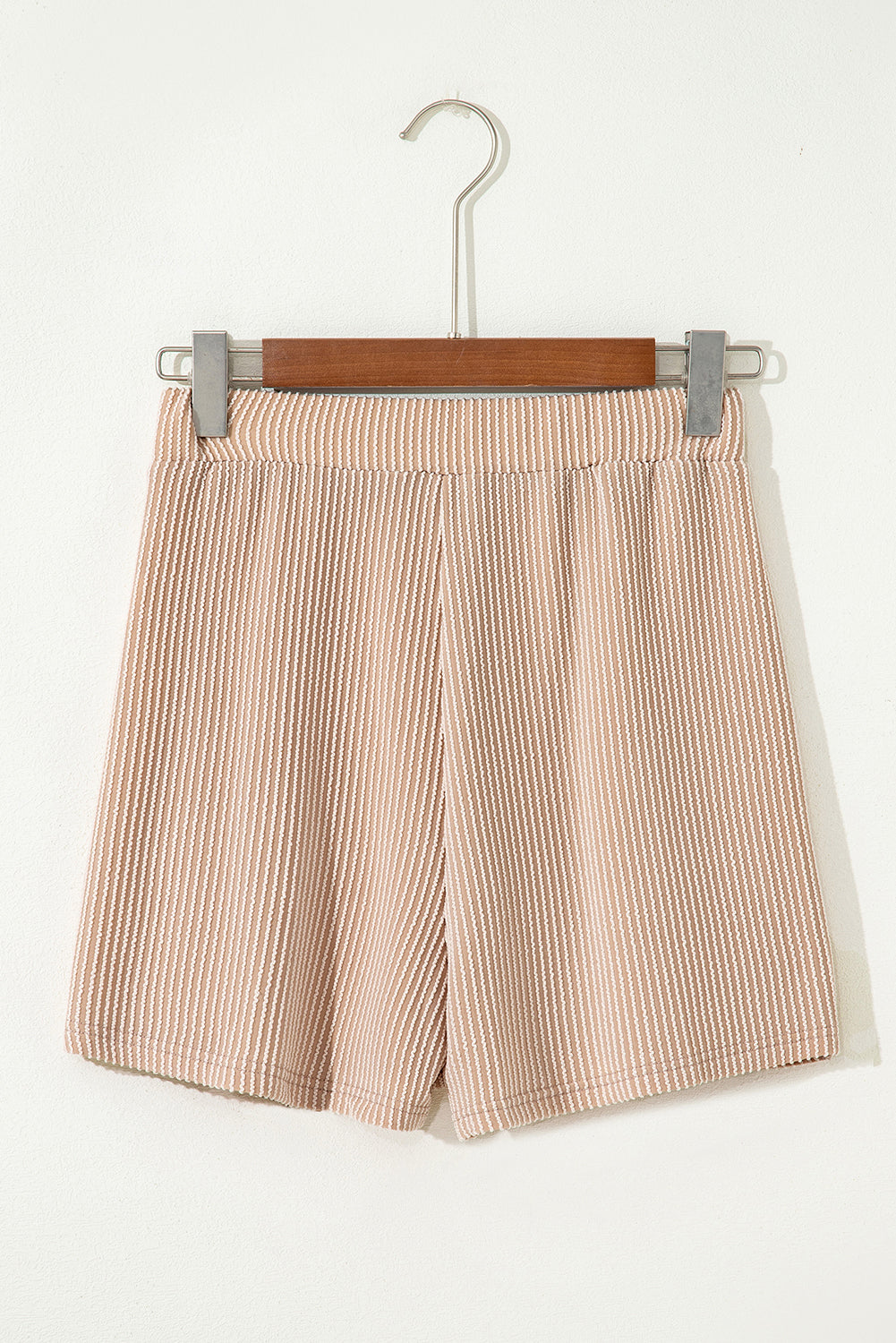 Jet Stream Corded Elastic High Waist Wrap Skort Casual Shorts JT's Designer Fashion