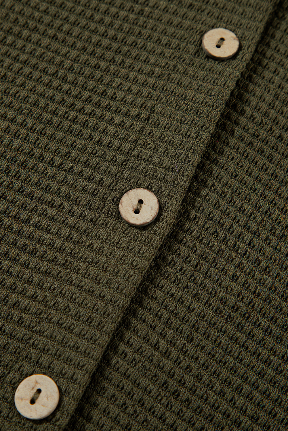 Four Leaf Clover Solid Color Textured Buttoned Shirt and Casual Pants Set Pant Sets JT's Designer Fashion
