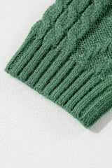 Vineyard Green Colorblock Patched Pocket Drop Shoulder Sweater Sweaters JT's Designer Fashion