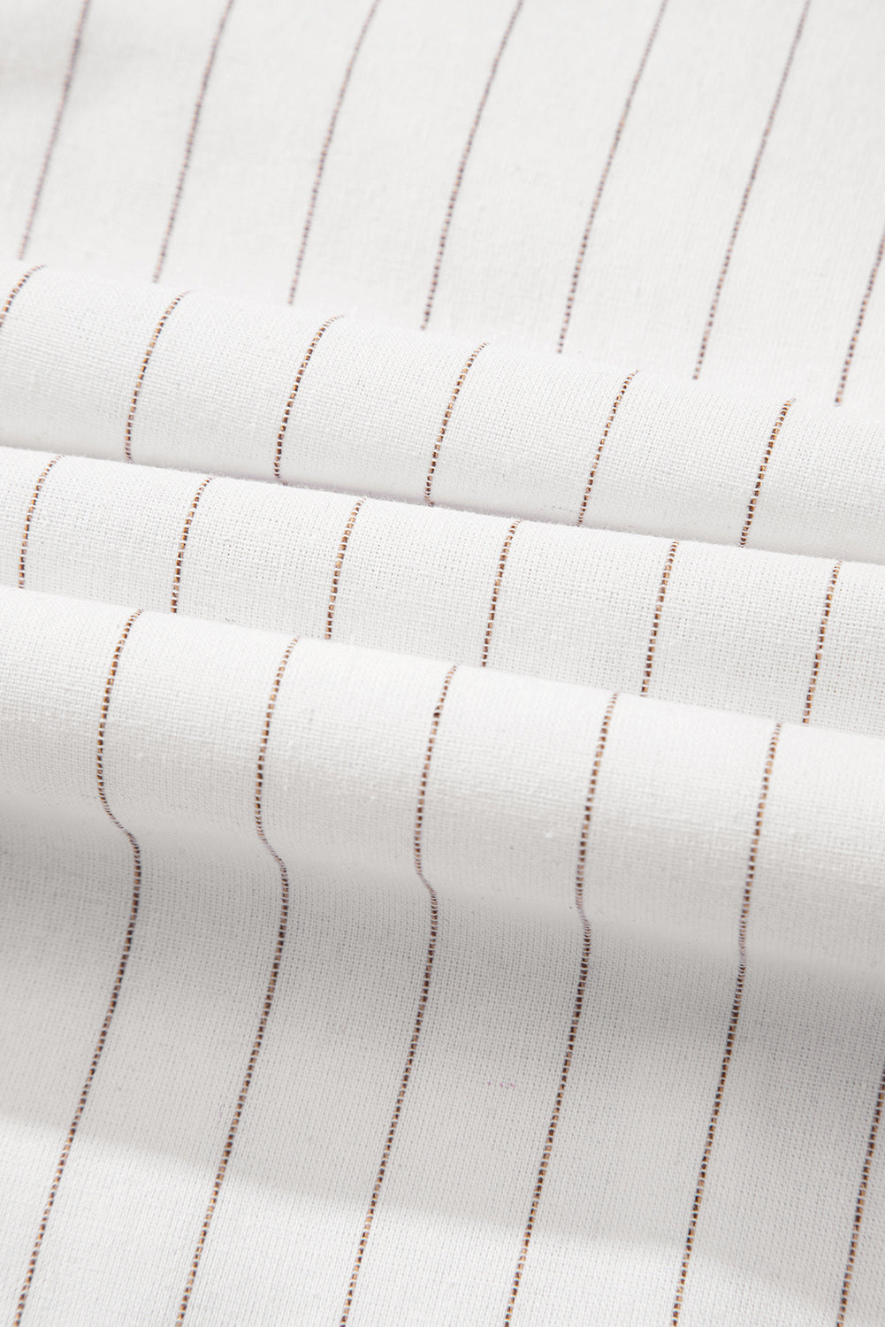 Beige Stripe Spaghetti Strap Pocketed High Waist Long Dress Maxi Dresses JT's Designer Fashion
