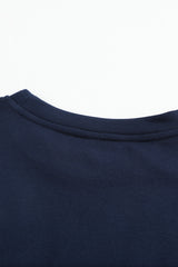 Colorblock Orange Contrast Stitching Sweatshirt with Slits Sweatshirts & Hoodies JT's Designer Fashion