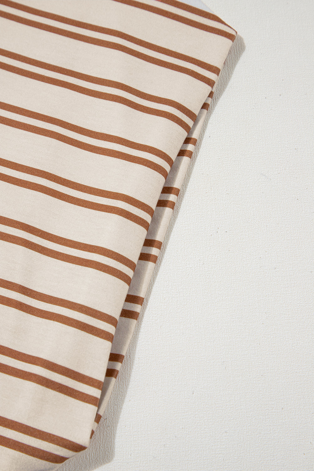 Khaki Stripe Round Neck Sleeveless Casual Pocketed Mini Dress Mini Dresses JT's Designer Fashion
