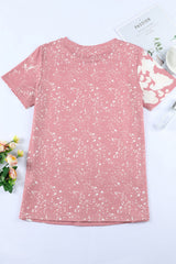 Pink PRAY Graphic Tie Dye Tee Graphic Tees JT's Designer Fashion