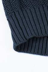 Dark Blue Dew Shoulder Juliette Knitted Sweater Sweaters & Cardigans JT's Designer Fashion