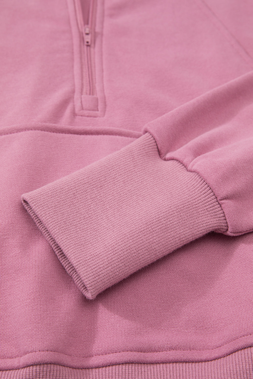 Valerian Quarter Zip Stand Neck Kangaroo Pocket Sweatshirt Sweatshirts & Hoodies JT's Designer Fashion
