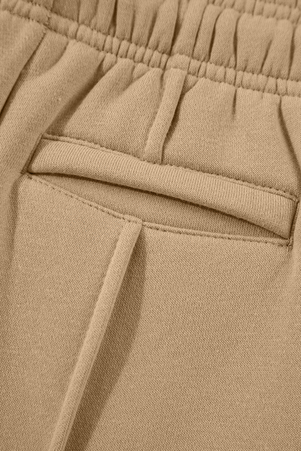 Smoke Gray Exposed Seam Drawstring High Waist Wide Leg Pants Pants & Culotte JT's Designer Fashion
