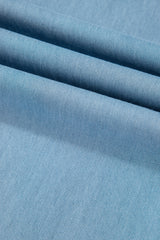 Myosotis Light Wash Raw Hem Ruffled Wide Leg Jeans Jeans JT's Designer Fashion
