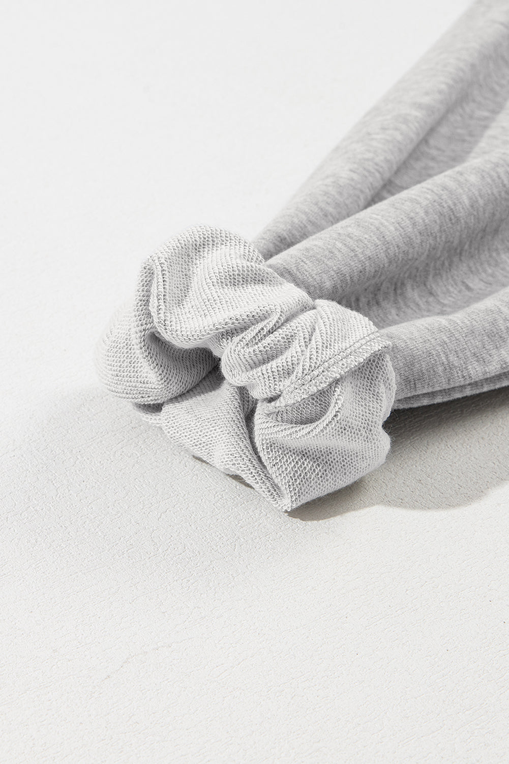 Light Grey Solid Kangaroo Pocket Half Zipper Oversized Hoodie Sweatshirts & Hoodies JT's Designer Fashion